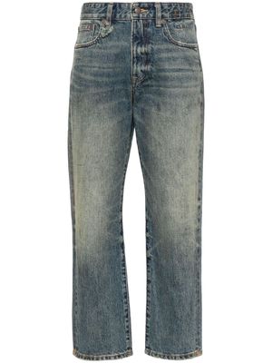 R13 Romeo mid-rise straight-leg jeans - Blue