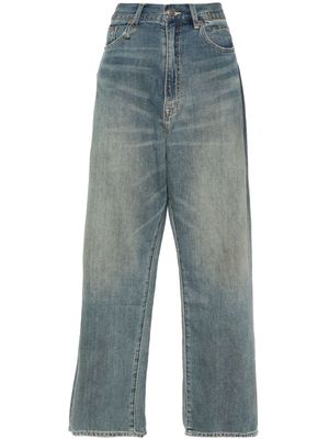 R13 Venti mid-rise wide-leg jeans - Blue