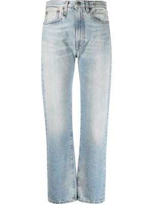 R13 washed straight-leg jeans - Blue