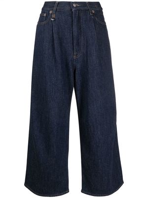 R13 wide-leg denim jeans - Blue