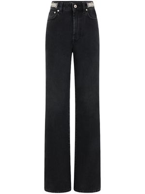Rabanne 1969 cotton straight-leg jeans - Black