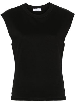 Rabanne chain-detail cotton T-shirt - Black