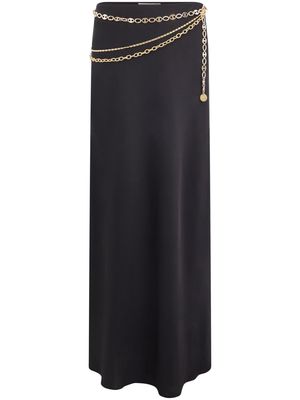 Rabanne chain-detail maxi skirt - Black