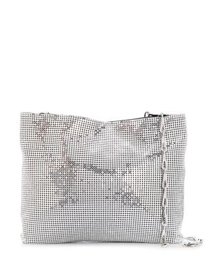 Rabanne chainmail shoulder bag - Silver