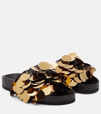 Rabanne Embellished leather sandals