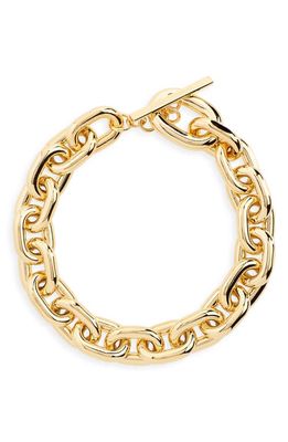 Rabanne Extra Large Link Collar Necklace in Gold