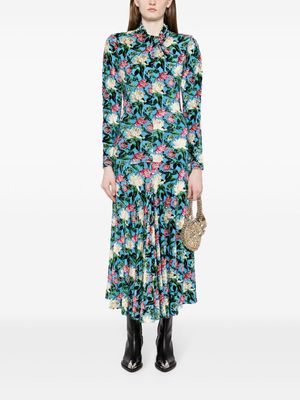 Rabanne floral-print midi skirt - Multicolour