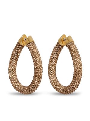 Rabanne Gold Pixel chainmail earrings