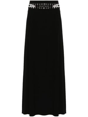Rabanne high-waist maxi skirt - Black