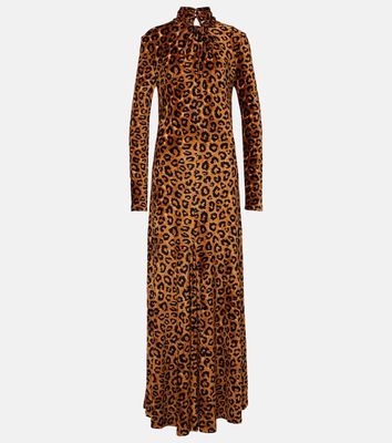 Rabanne Leopard-print maxi dress
