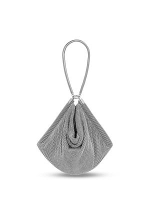 Rabanne metallic clutch bag - Silver