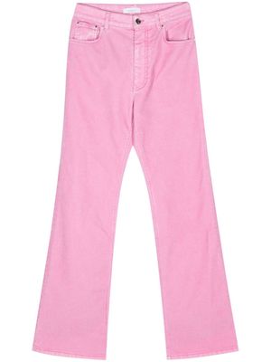 Rabanne mid-rise straight-leg trousers - Pink