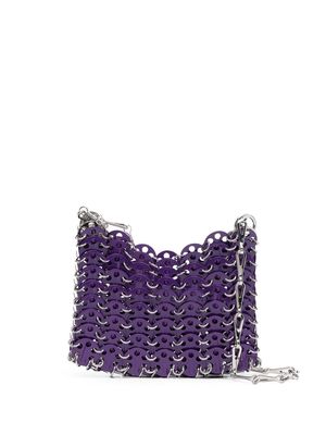 Rabanne Nano 1969 shoulder bag - Purple