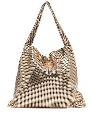 Rabanne Pixel tote bag - Gold