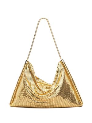 Rabanne Pixel Tube shoulder bag - Gold