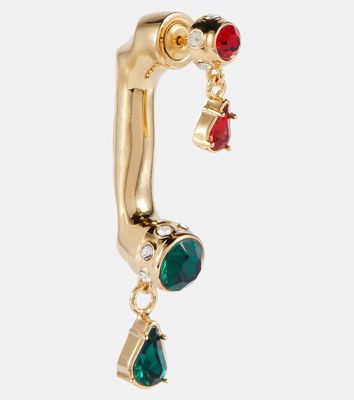 Rabanne Rhinestone embellished drop earrings