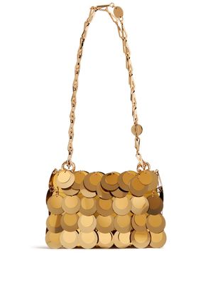 Rabanne Sparkle Discs shoulder bag - Gold