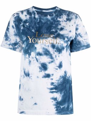 Rabanne tie-dye print T-shirt - Blue