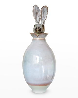 Rabbit Canopic Vase - 19.7"
