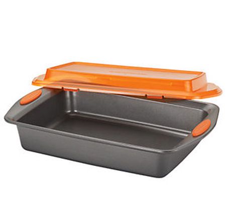 Rachael Ray 9" x 13" Covered Cake Pan