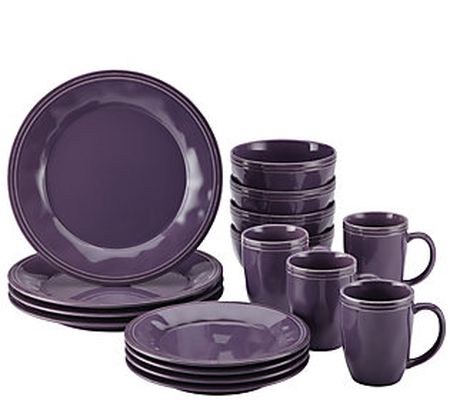 Rachael Ray Cucina 16-Piece Stoneware Dinnerwar e Set