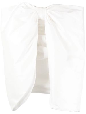 Rachel Gilbert Alessandra oversize bow-detail minidress - White