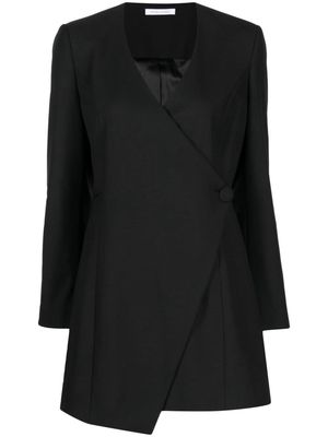 Rachel Gilbert Briggs asymmetric blazer minidress - BLACK