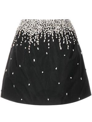 Rachel Gilbert crystal-embellished mini skirt - Black