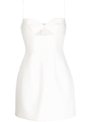 Rachel Gilbert cut out-detail sleeveless mini dress - White