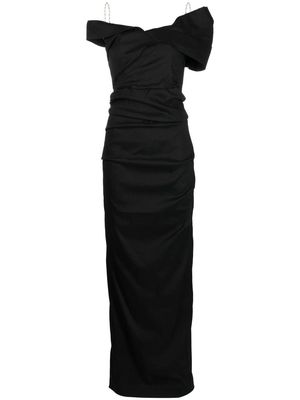 Rachel Gilbert Dahli embellished gown - Black