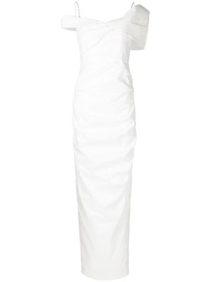 Rachel Gilbert Dahli embellished gown - White
