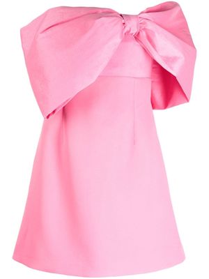 Rachel Gilbert Kace bow-detail minidress - Pink