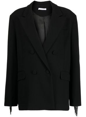 Rachel Gilbert Kamala crystal-embellished blazer - Black