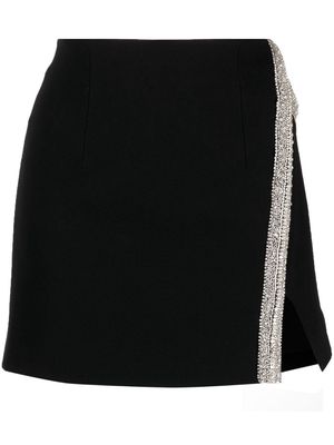 Rachel Gilbert Lukas crystal-embellished skirt - Black