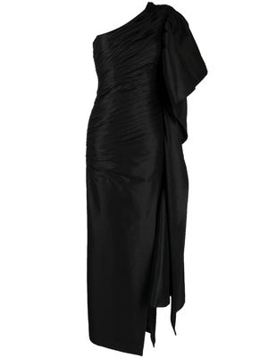 Rachel Gilbert Marji one-shoulder gown dress - Black