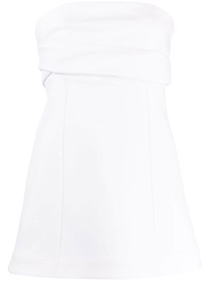 Rachel Gilbert Nova strapless draped-detail top - White