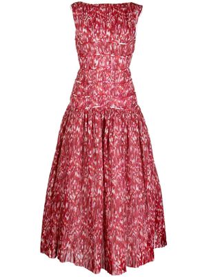 Rachel Gilbert Poppy printed midi dress - Red