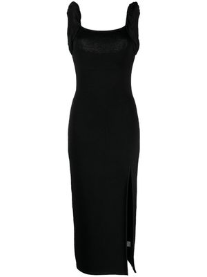 Rachel Gilbert Rosetta twisted-straps midi dress - Black