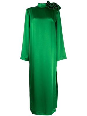 Rachel Gilbert Rosy flower-detailing dress - Green