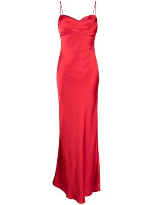 Rachel Gilbert Skyla satin gown dress - Red