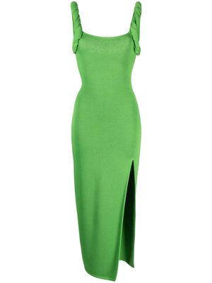 Rachel Gilbert square-neck midi dress - Green