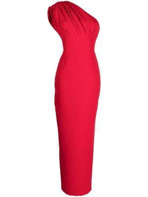Rachel Gilbert Winnie one-shoulder gown - Red