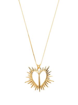 Rachel Jackson Electric Love pendant necklace - Gold