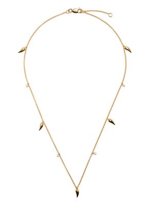 Rachel Jackson studded pearl choker necklace - Gold