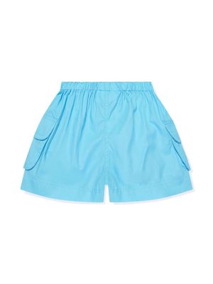 Rachel Riley cotton-poplin cargo shorts - Blue