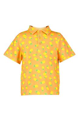 Rachel Riley Pineapple Print Polo in Orange 