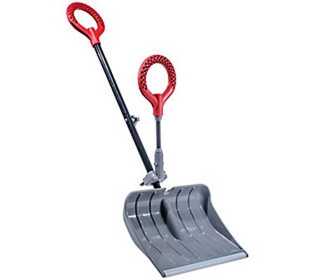 Radius Garden 18" Lightweight Poly Snow Shovel w/ Dual Handle