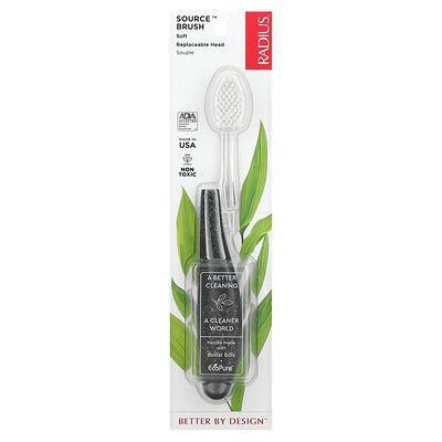 RADIUS, Source Brush, Soft, Replaceable Head, 1 Toothbrush