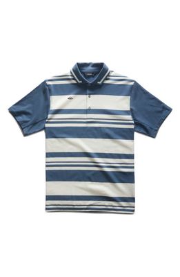 Radmor Taylor Recode Performance Golf Polo in True Blue/Snowhite