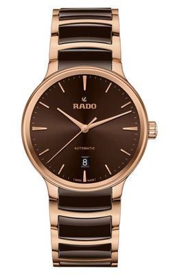 RADO Centrix Automatic Bracelet Watch, 39.5mm in Brown 